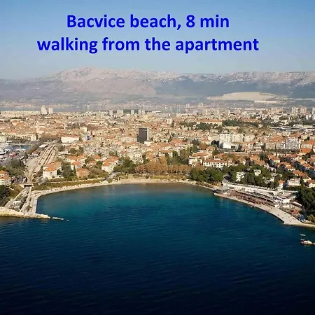 Modern With Terrace 4 Min Walk To The * Split