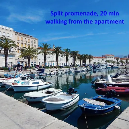 Apartment Modern With Terrace 4 Min Walk To The Split